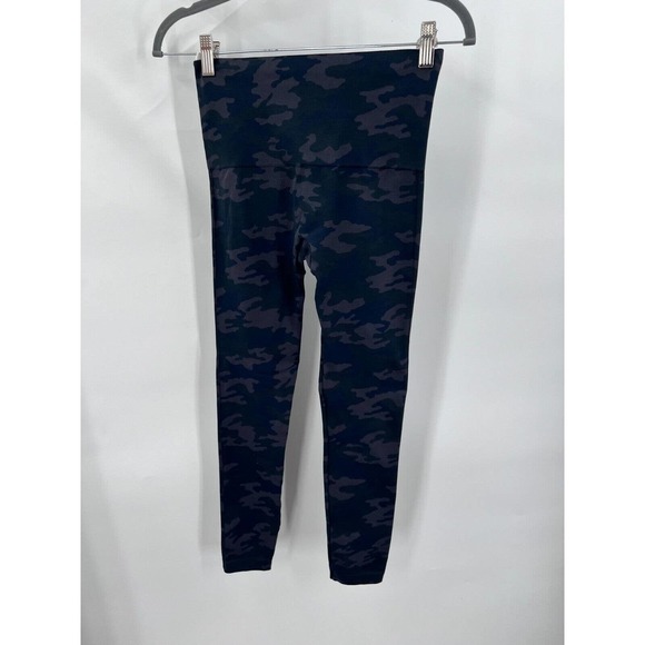 Spanx Women's M Medium Look at Me Now Seamless Leggings Green Camo FL3515 - Picture 5 of 5